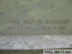 Annie Ford Milton Haldeman