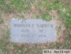 Hannah P Warwick