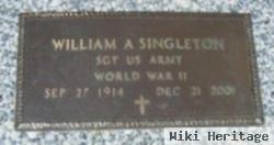 William A Singleton