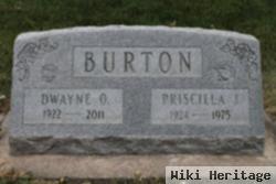 Priscilla J Burton