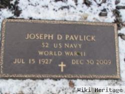 Joseph D Pavlick