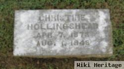 Christine Matilda Kirkland Hollingshead