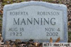 Fannie Roberta Robinson Manning