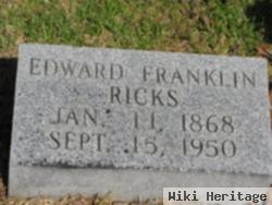 Edward Franklin Ricks