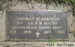 Pvt Thomas Blackmon