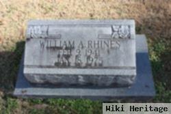 William A Rhines