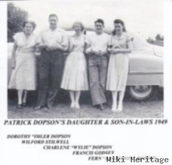 Dorothy Jewel "dot" Imler Dopson