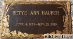 Betye Ann Ekiss Hauber