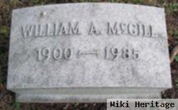 William A Mcgill, Sr