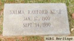 Valma Rayford Kemp