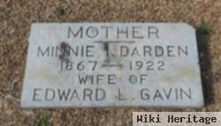 Mrs Minnie I. Darden Gavin