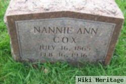 Nancy Ann Kimbrough Cox