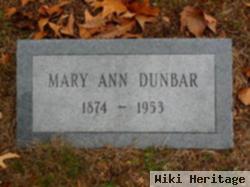 Mary Ann Dunbar