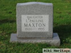 Pauline L Maxton