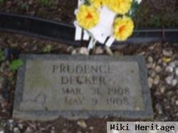 Prudence Decker