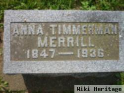 Anna Betsey Timmerman Merrill