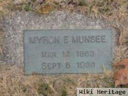 Myron Edgar Munsee