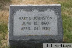 Mary E Johnston