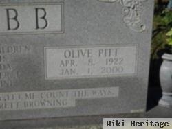 Olive Pitt Webb