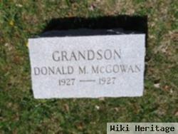 Donald M Mcgowan