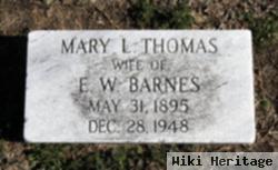 Mary L. Thomas Barnes