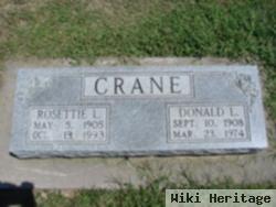 Donald L Crane