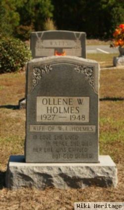 Sallie Ollene Williams Holmes