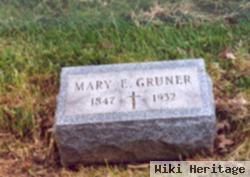 Mary E Gruner