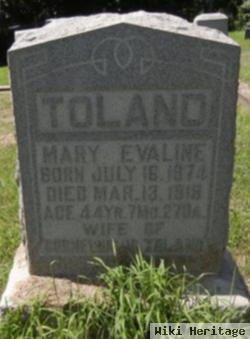 Mary Evaline "eva" Ferrell Toland