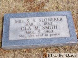 Mrs Ola Maude Smith Sloneker