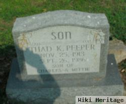 Thad K. Peeper