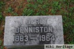 J Gerst Denniston