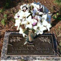 Virginia A Gaines