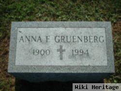 Anna F Gruenberg