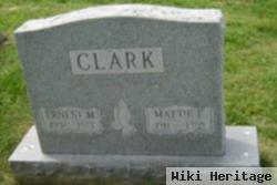 Mattie E Clark