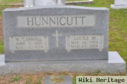 W Carroll Hunnicutt