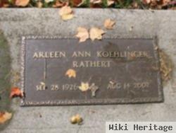 Arleen Koehlinger Rathert