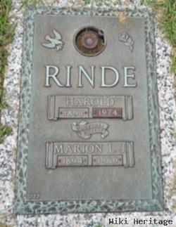 Harold Rinde