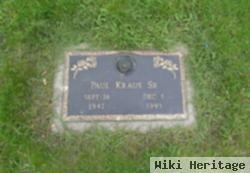 Paul Kraus, Sr