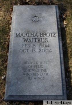 Martha Helen Brotz Waitkus