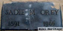 Sadie M Hobday Orey