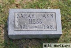 Sarah Ann Rensberger Hess