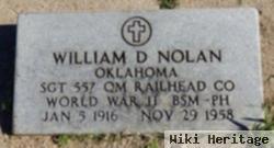 William D Nolan