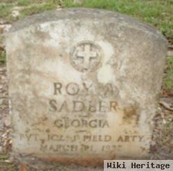 Roy A Sadler