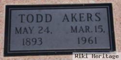 Toliver J. "todd" Akers