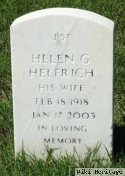 Helen G Poeppel Helfrich