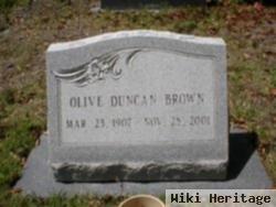 Olive Duncan Brown