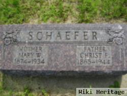 Christian F. "christ" Schaefer