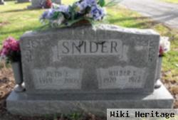 Ruth E Snider Huebner