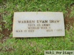 Warren Evan Shaw